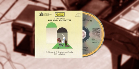 Martucci Respighi Casella Malipiero Four hand piano music