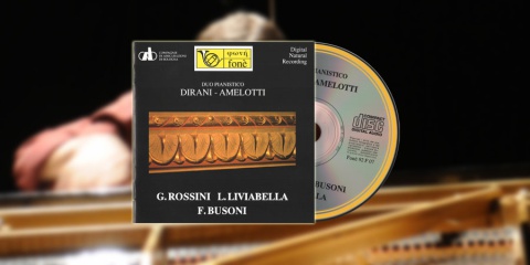 Rossini Liviabella Busoni Four hand piano music